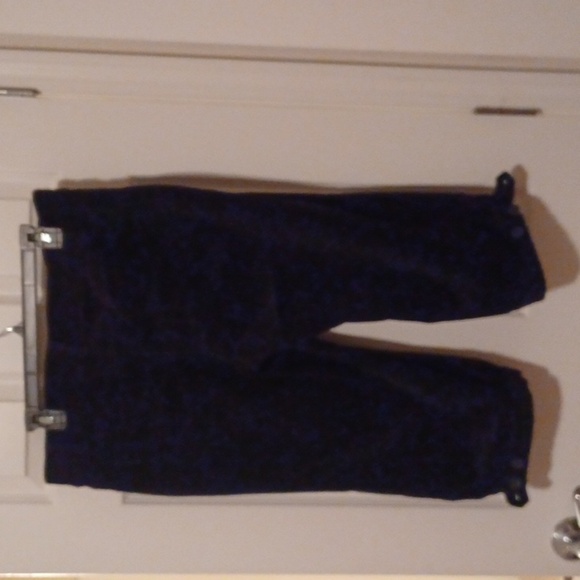 💫Corduroy Black Cropped Pants - Picture 6 of 10